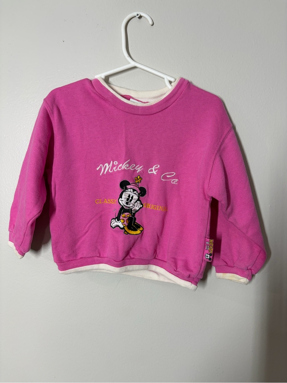Vintage Disney Minnie Pullover Sweatshirt size 2T